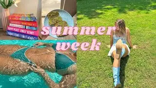 summer week in my life: crafts, pool days, hauls