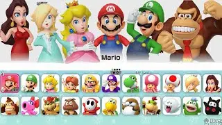 Super Mario Party Jamboree - All Characters