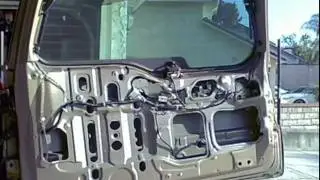 2003 Honda CRV tailgate actuator replacement
