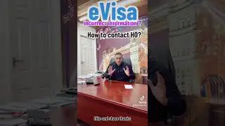 Evisa and error How to Contact Home Office?