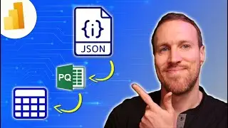🔽 Convert a string JSON file in just a FEW CLICKS 🖱️ using Power Query | Power BI