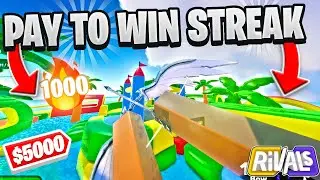 I SPENT $10,000 ROBUX TRYING TO GET THE HIGHEST STREAK IN ROBLOX RIVALS