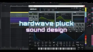 how to make a HARDWAVE pluck in SERUM