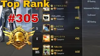 Finally Reached Conqueror In Duo Tpp 🔥| Top #305 Rank In Asia Server | Pubg Mobile