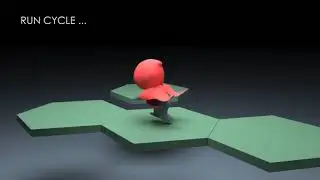 Animations for a game character, animated in Maya
