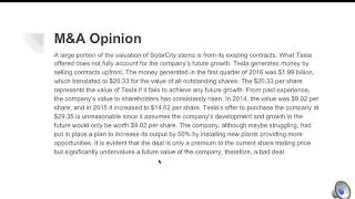 FIN4422 Tesla SolarCity Group Project final video