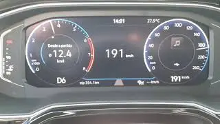 Volkswagen Nivus highline top speed. 220 km/h  3 cilindros acelera forte.