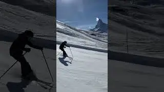 Short turns on National (black run) in Zermatt 🤙🏻💪🏻