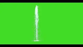 Green screen vertical fountain