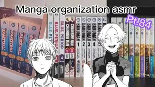 Manga organization asmr 🗾// Setup// Manga collection tiktoks pt.84📓📚