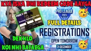 FREE FIRE PRO LEAGUE INDIA WINTER REDEEM CODE | FFPL WINTER REDEEM CODE | FFPL WINTER FULL DETAILS |