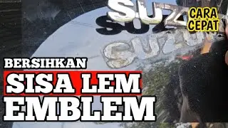 SISA.LEM DI.MOBIL | glue residue remove | Cara.membersihkan Bekas.lem di body.mobil