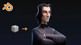 Stylized Character in Blender 3D Timelapse
