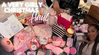WHAT I GOT FOR CHRISTMAS * GIRLY HAUL * | SEPHORA + UGG + JELLYCAT & MORE 🎄🛀🏽🎀