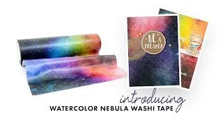 Altenew Washi Tape Intro - Watercolor Nebula
