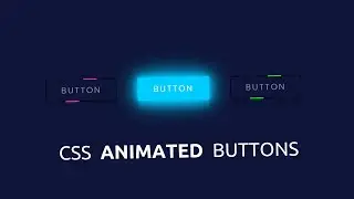 CSS Animated Buttons With Hover Effects | HTML Button Animation