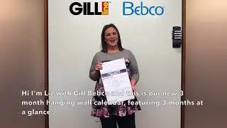 Liz from Gill Bebco -   3 Month At a Glance Calendar