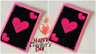 Very easy teacher’s day card | Teacher’s day gift idea easy | chocolate card idea handmade