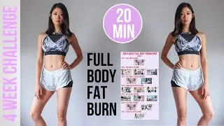4-WEEK FULL BODY TRANSFORM WORKOUT PROGRAM | 20 min Fat Burning HIIT 