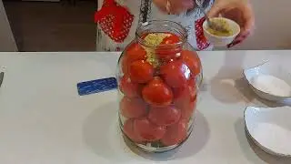 Вкусные помидоры на зиму без стерилизации.Простой рецепт.