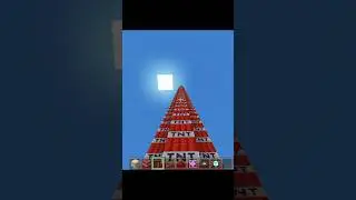 Minecraft TNT Eiffel Tower #shorts