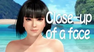 DOAX3 紅葉 の顔へズーム、髪型：ボブ (Momiji：Close up of a face, Hairstyle : Wear bob)