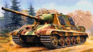 Jagdtiger Prototype - Танк из коробок. Тест-драйв и прокачка полевой модернизации.