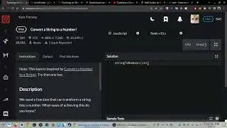 Convert a String to a Number!