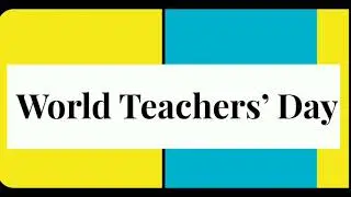 World Teachers' Day 2020