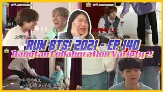 Run BTS! 2021 - EP.140 (Bangtan Collaboration Variety 2) REACTION (LINK IN DESCRIPTION)