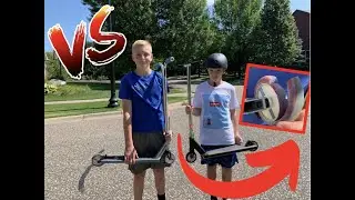 CRAZY GAME OF SCOOT! *PARK VS  STREET*
