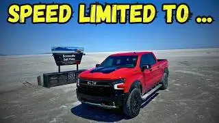 TOP SPEED of 3.0 Duramax ZR2 on Bonneville Salt Flats?