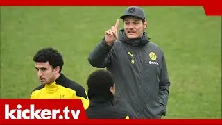 Terzic hebt den Zeigefinger: 