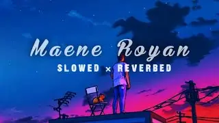 Maine Royan ( Slowed × Reverbed ) | Tanveer Evan | Lost lofi