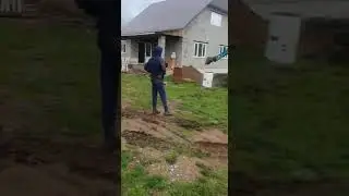 Копаем под газ,траншеи д.Ленинское Иглинский р-он.
