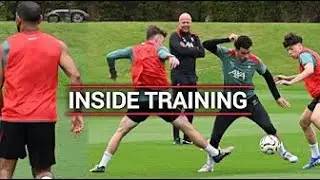 INSIDE TRAINING | Chiesa, Diaz, Salah, Szobo show Striking MasterClass🔥 Full Liverpool team back✅