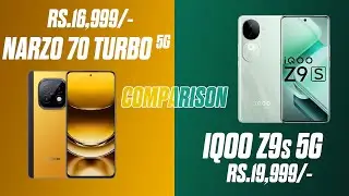 Realme Narzo 70 Turbo Vs IQOO Z9s 5g Comparison | Dimensity 7300E Vs 7300 | Which Best Under 25K ? 🔥
