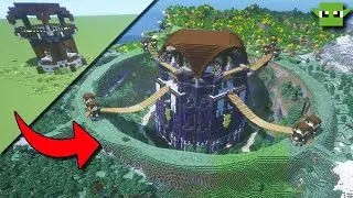 Minecraft Pillager Outpost Transformation + Tour
