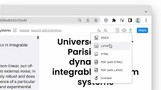 Convert Markdown to LaTeX