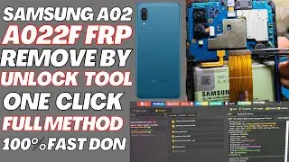 Samsung A02 ll SM A022F FRP Unlock by unlock tool ll Test Point Using Unlocktool
