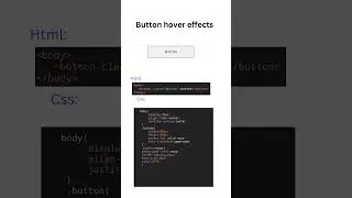 button hover effects.. how to create a hover effect.. 