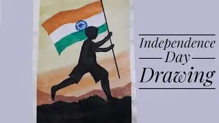 Independence Day Drawing Easy Steps | Independence Day Poster Drawing | Art & Craft by Anu