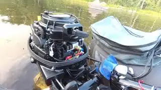 электрификация лодочного мотора suzuki 9.9df 20as , реле без аккумулятора. Освещение в лодку