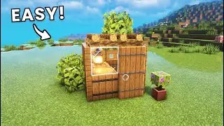 Minecraft: How to Build a Smallest House (Easy)