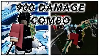 How To Do A 900 DAMAGE COMBO With Water Breathing In Project Slayers!