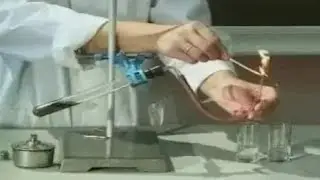 Experiments in chemistry. Ethylene production and experiments with it