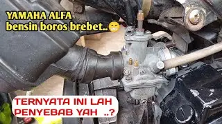Yamaha Alfa boros bensin// busi cepat mati//brebet.