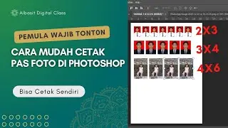 Cara Mudah Cetak Pas Foto di Photoshop | Pemula Wajib Tonton
