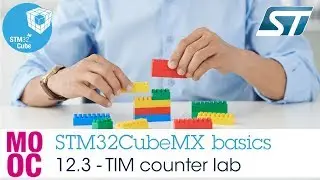 STM32CubeMX basics: 12.3 STM32Cube HAL labs TIM - Lab TIM Counter