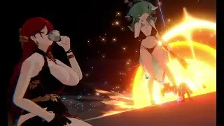 Honkai: Star Rail Giantess Huohuo & Jingliu